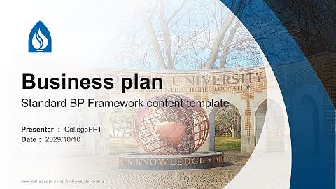 Andrews University Competition/Entrepreneurship Contest PPT Template