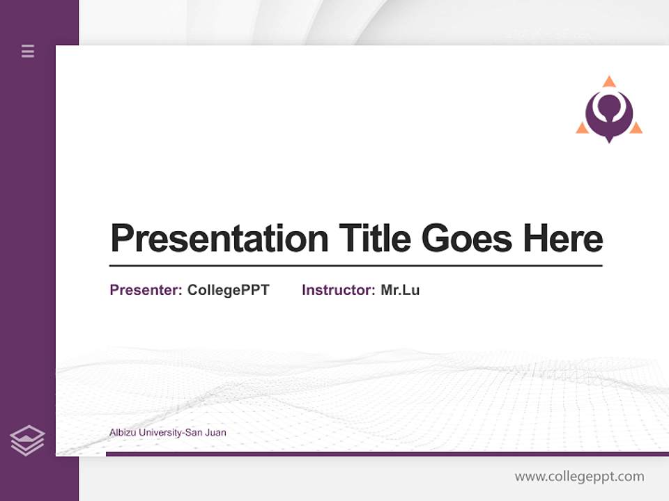 Albizu University-San Juan Thesis Proposal/Graduation Defense PPT Template4:3 ratio PPT effect preview image5
