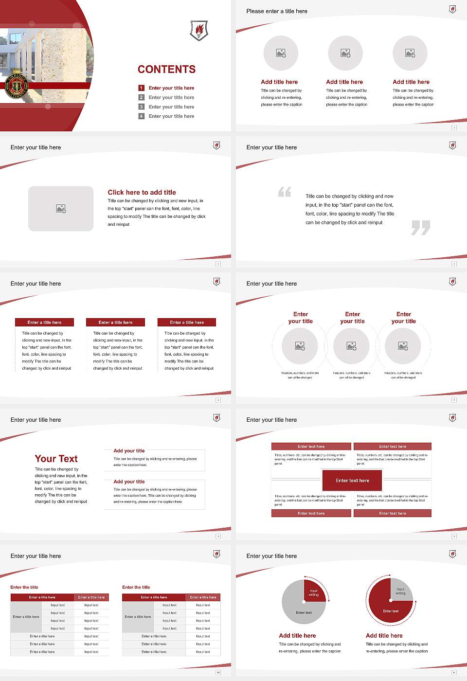 Amridge University Course/Courseware Creation PPT Template16:9 ratio PPT effect preview image2