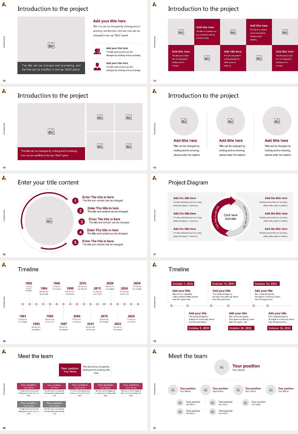 Alverno College Competition/Entrepreneurship Contest PPT Template16:9 ratio PPT effect preview image3