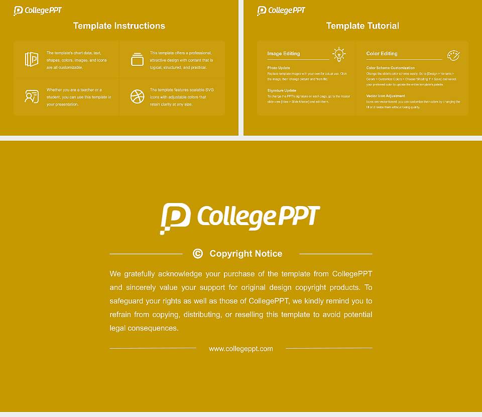 Alabama State University Course/Courseware Creation PPT Template16:9 ratio PPT effect preview image5