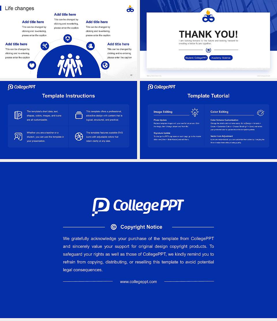 Albany State University National Scholarship Defense PPT Template16:9 ratio PPT effect preview image4