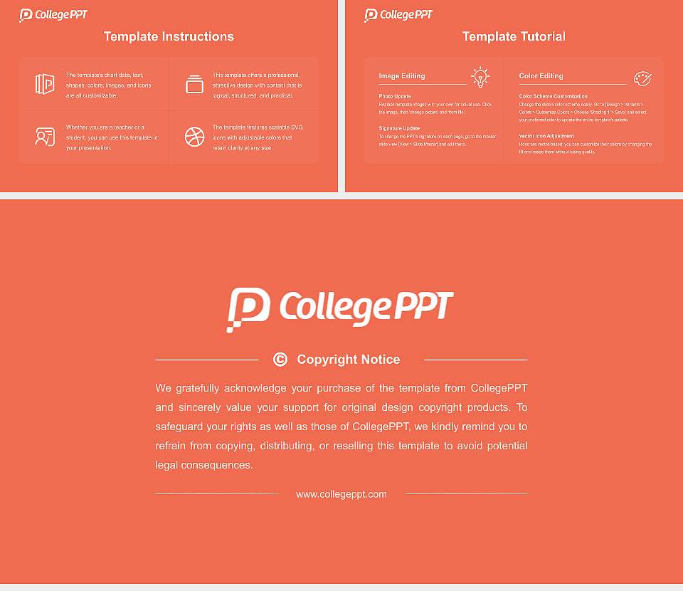 Amberton University Academic Presentation/Research Findings Report PPT Template16:9 ratio PPT effect preview image5
