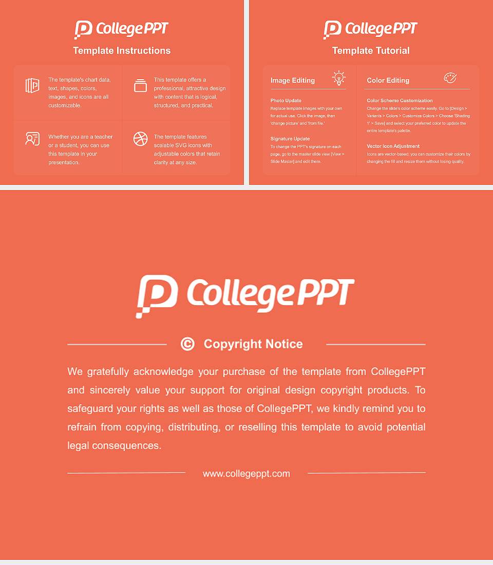 Amberton University Academic Presentation/Research Findings Report PPT Template4:3 ratio PPT effect preview image5
