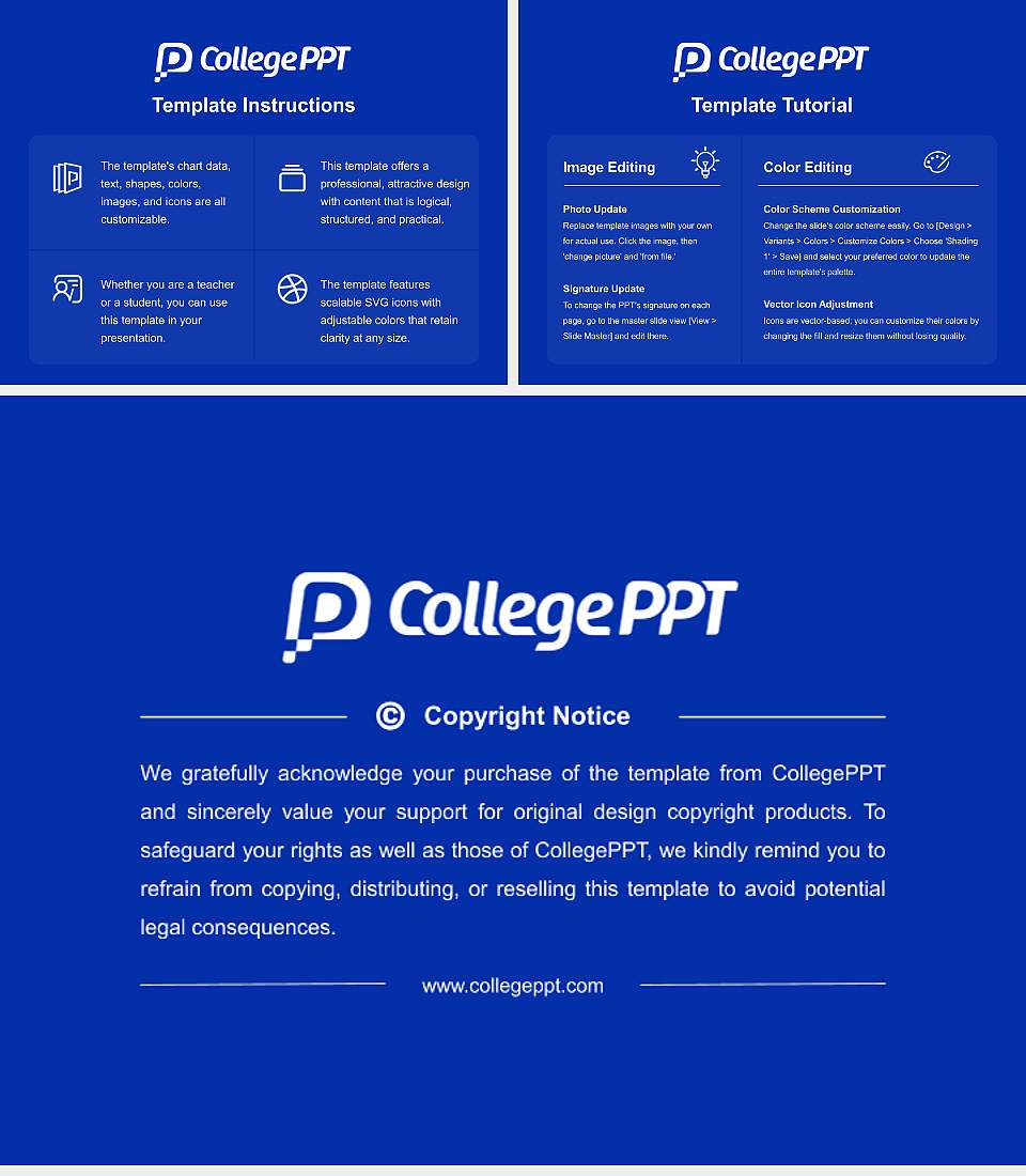 Albany State University Academic Presentation/Research Findings Report PPT Template4:3 ratio PPT effect preview image5
