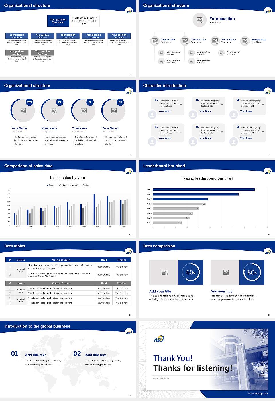 Angelo State University Academic Presentation/Research Findings Report PPT Template16:9 ratio PPT effect preview image4