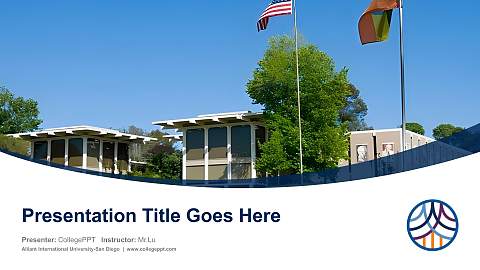 Alliant International University-San Diego Course/Courseware Creation PPT Template