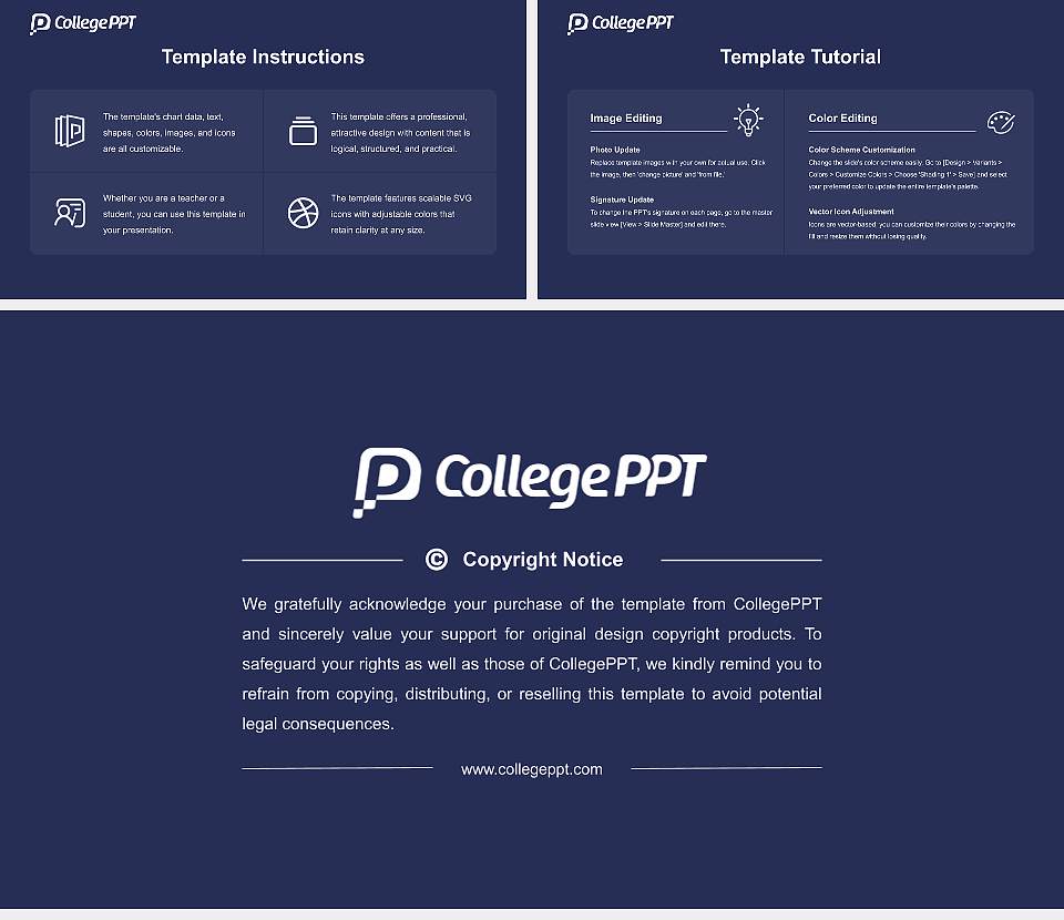 American Islamic College Academic Presentation/Research Findings Report PPT Template16:9 ratio PPT effect preview image5