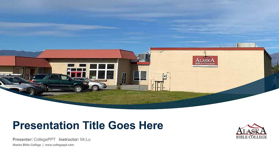 Alaska Bible College Course/Courseware Creation PPT Template16:9 ratio PPT effect preview image