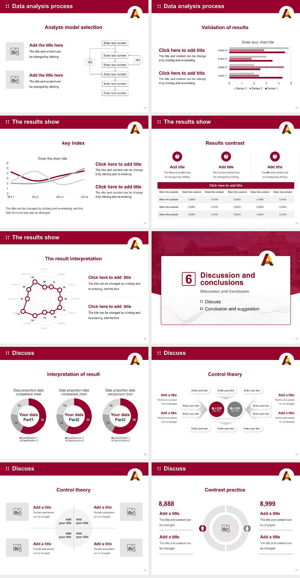 Alverno College Graduation Thesis Defense PPT Template4:3 ratio PPT effect preview image5