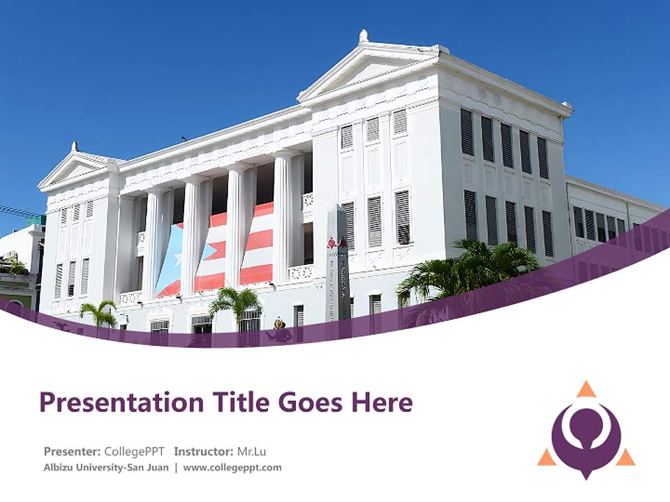 Albizu University-San Juan Course/Courseware Creation PPT Template4:3 ratio PPT effect preview image5