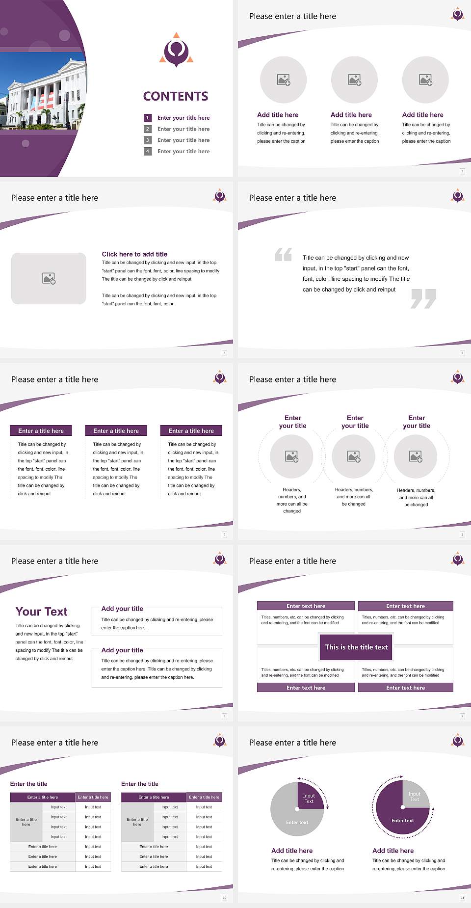 Albizu University-San Juan Course/Courseware Creation PPT Template4:3 ratio PPT effect preview image2