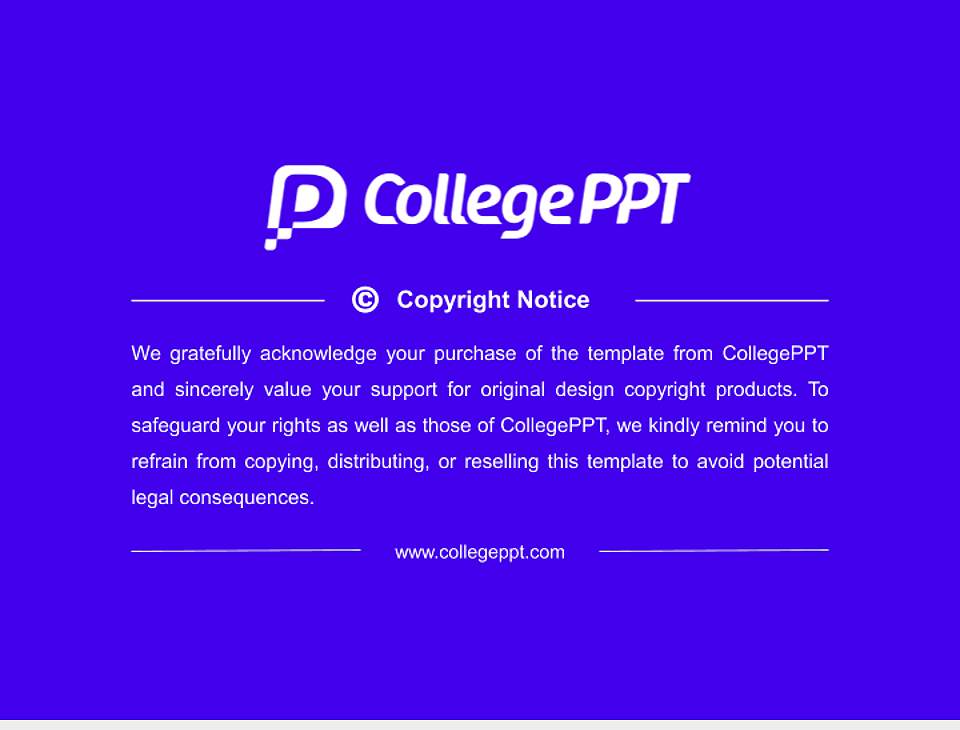 American College of Financial Services Resume PPT Template4:3 ratio PPT effect preview image5