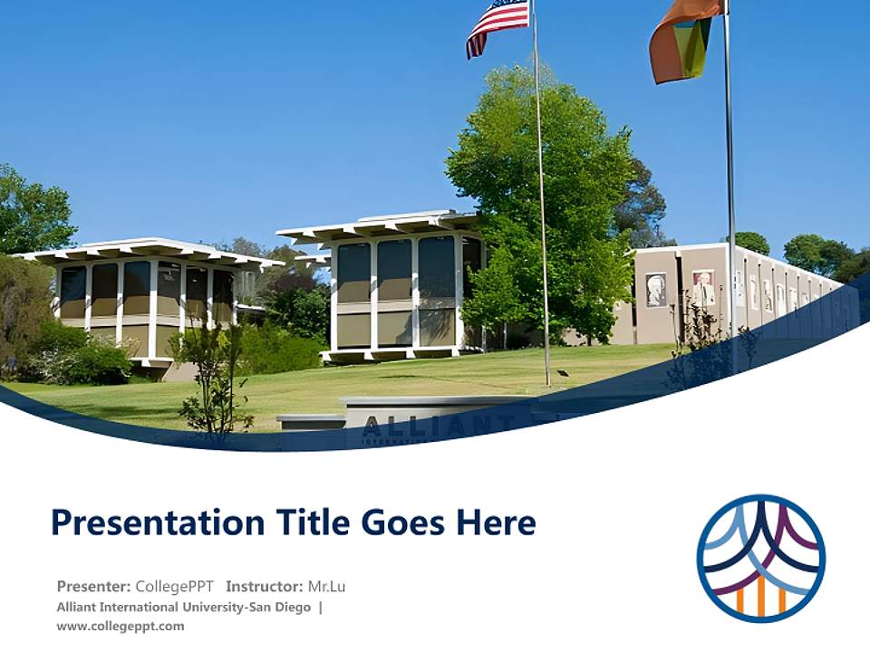 Alliant International University-San Diego Course/Courseware Creation PPT Template4:3 ratio PPT effect preview image5