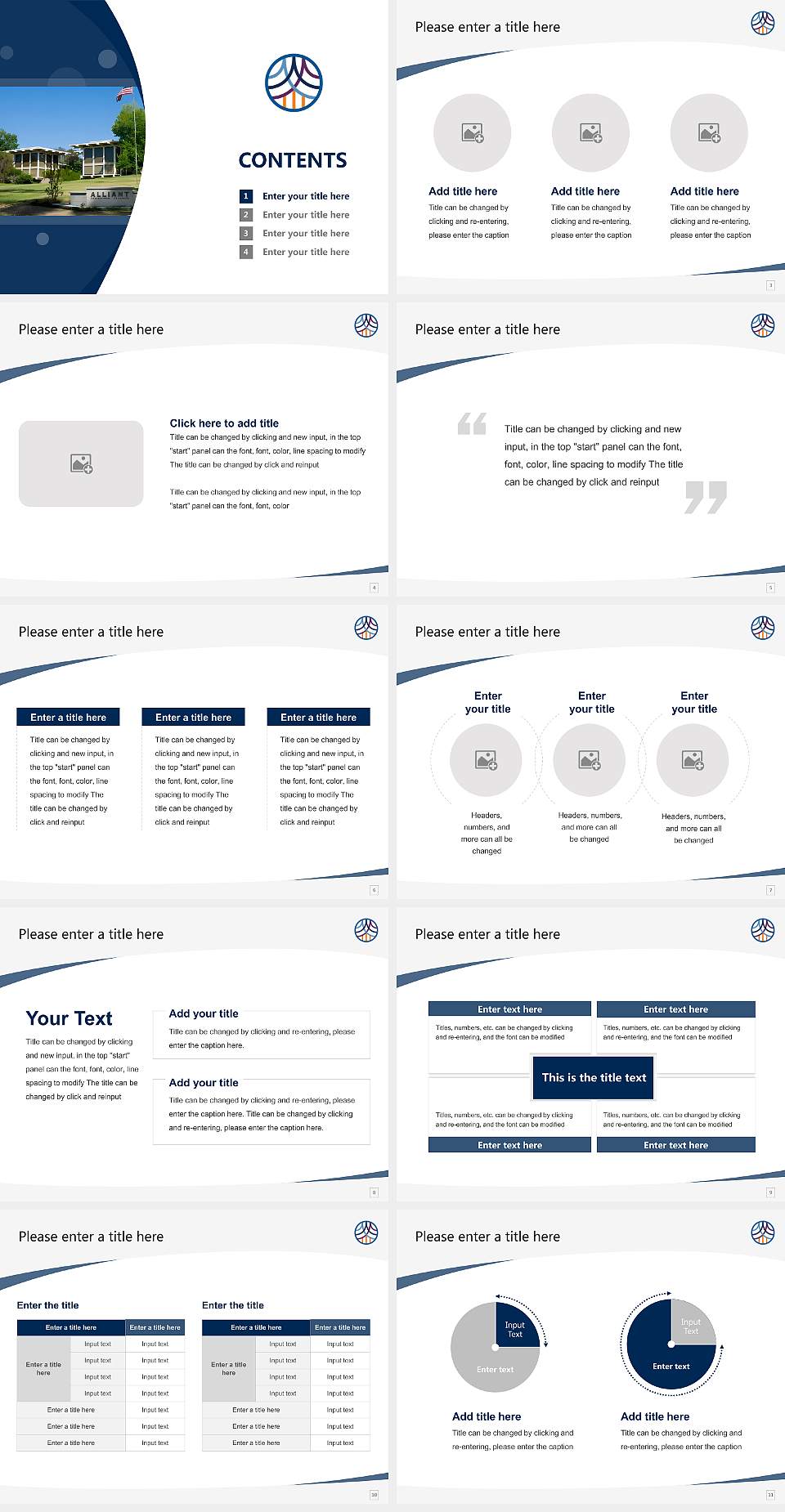 Alliant International University-San Diego Course/Courseware Creation PPT Template4:3 ratio PPT effect preview image2