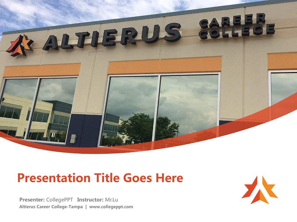 Altierus Career College-Tampa Course/Courseware Creation PPT Template4:3 ratio PPT effect preview image5