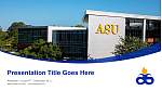 Albany State University Les PPT-sjabloon
