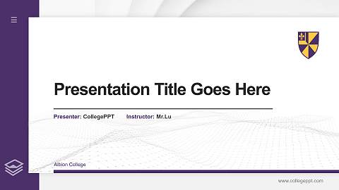 Albion College Thesis Proposal/Graduation Defense PPT Template