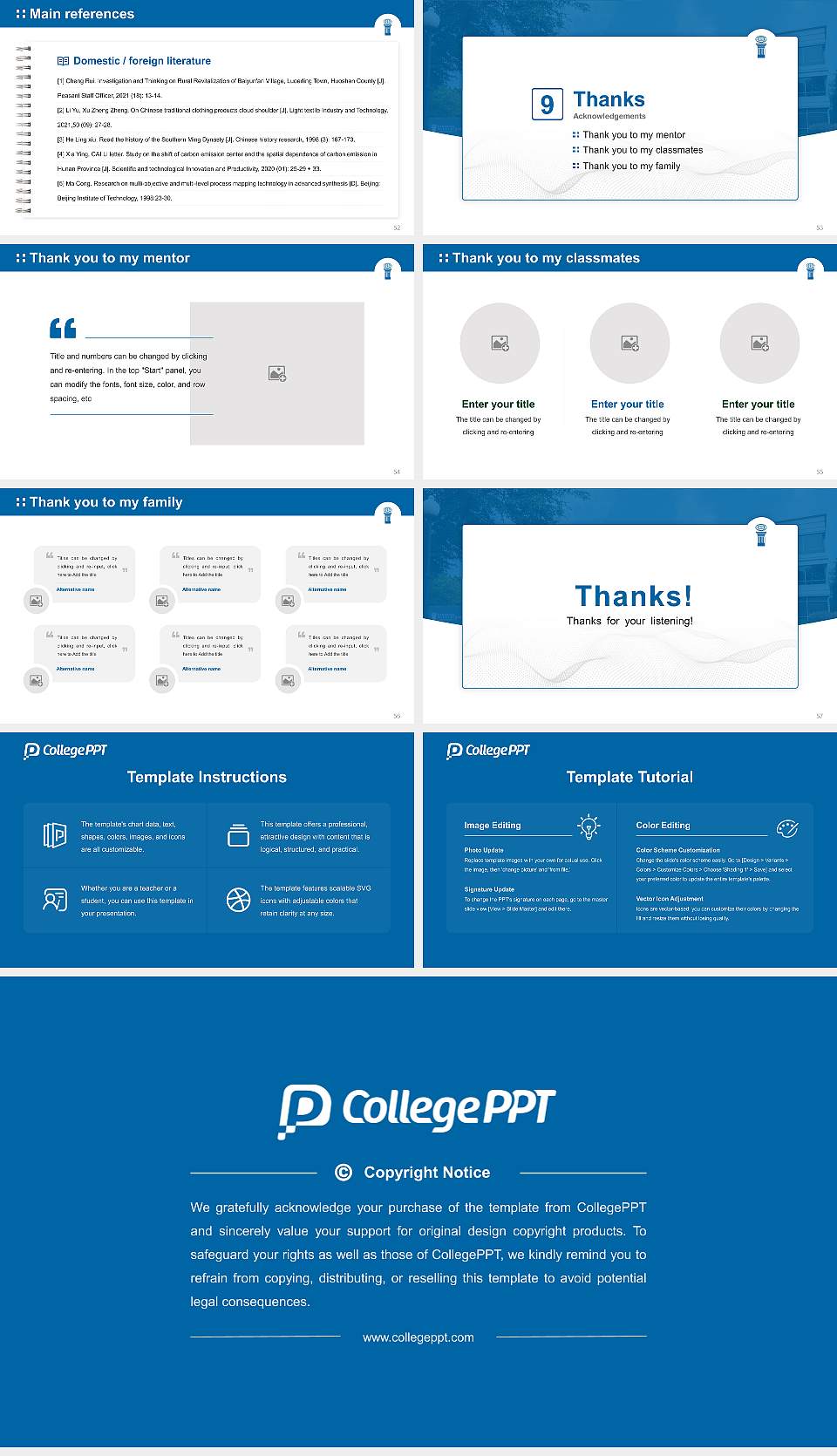 American Intercontinental University-Atlanta Graduation Thesis Defense PPT Template16:9 ratio PPT effect preview image7