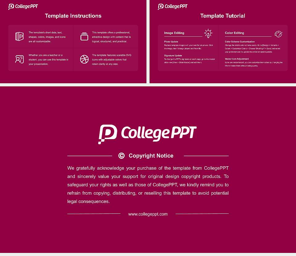 Albany Medical College Course/Courseware Creation PPT Template16:9 ratio PPT effect preview image5
