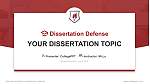 Amridge University Graduation Thesis Defense PPT Template