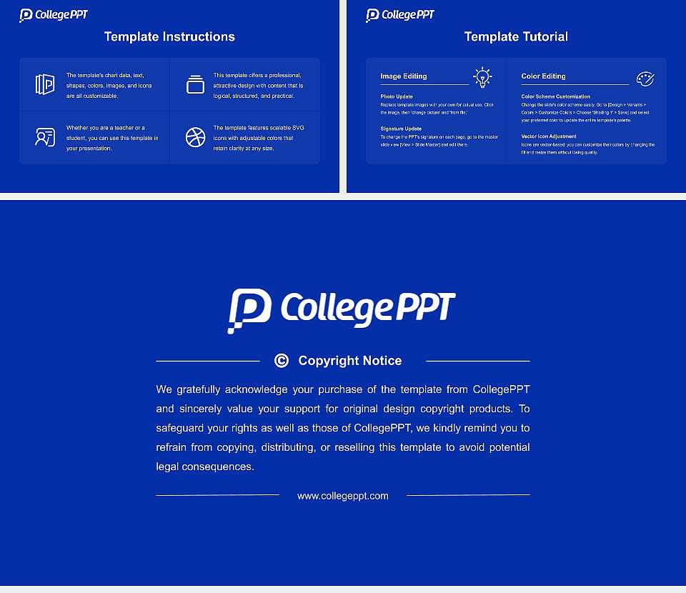 Albany State University Academic Presentation/Research Findings Report PPT Template16:9 ratio PPT effect preview image5
