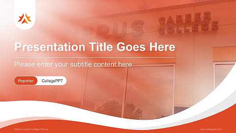 Altierus Career College-Tampa Lecture Sharing and Networking Event PPT Template