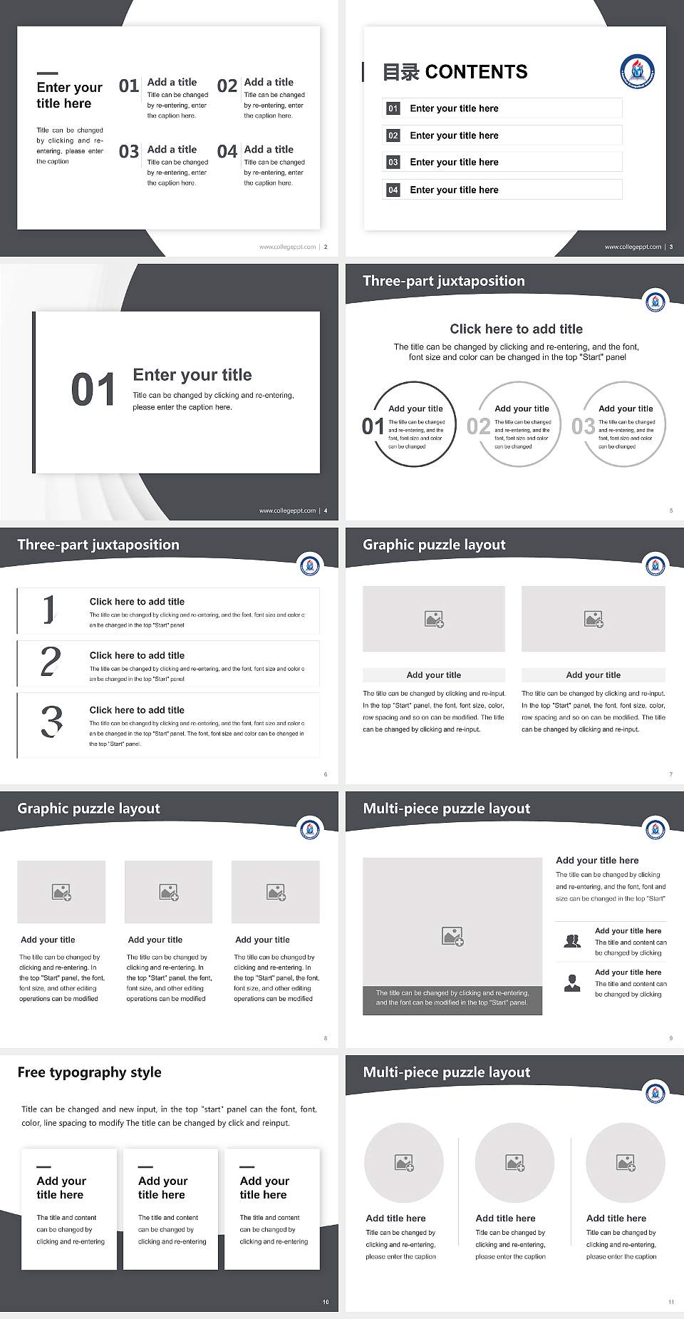 America Evangelical University Academic Presentation/Research Findings Report PPT Template4:3 ratio PPT effect preview image2