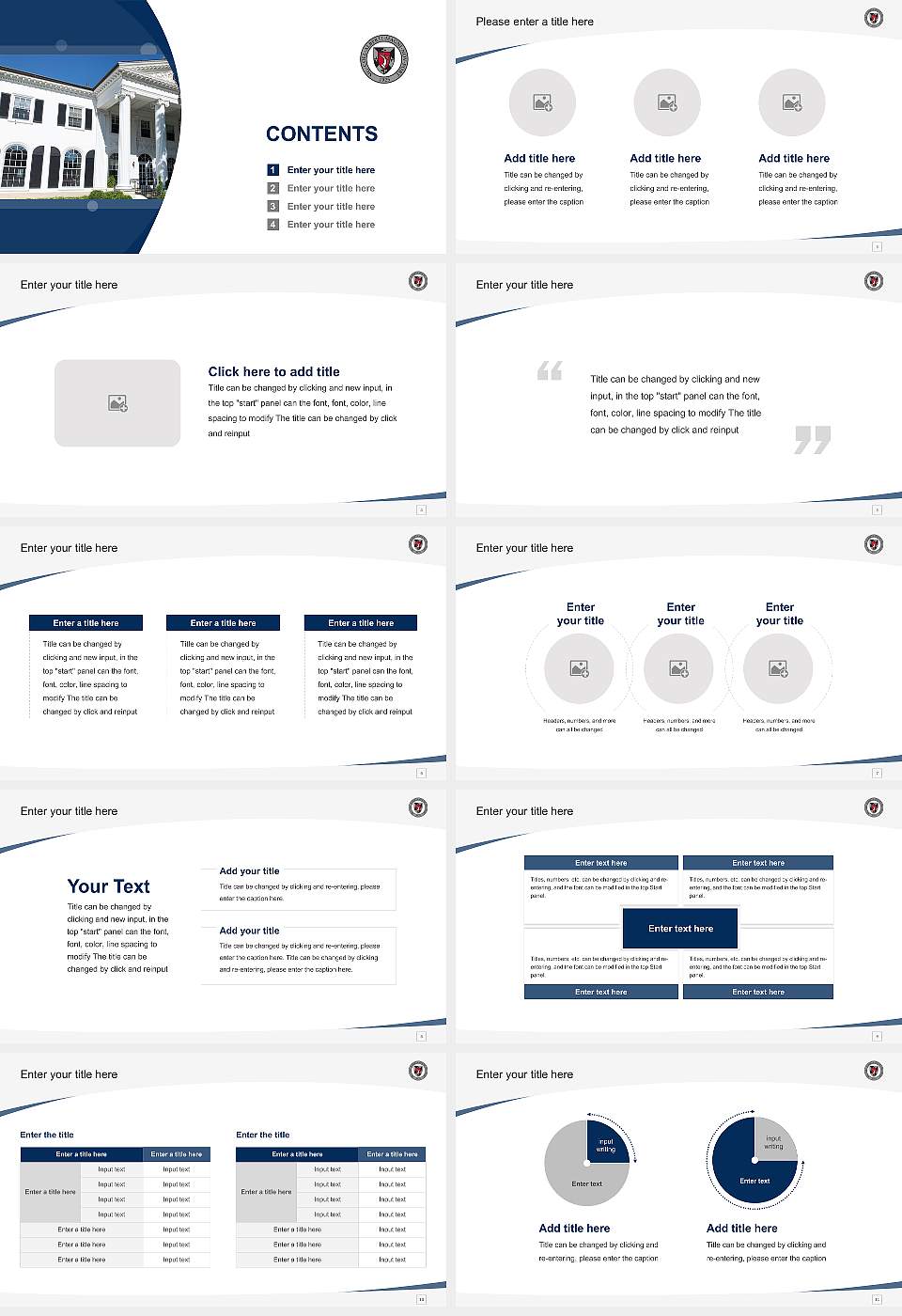 Albertus Magnus College Course/Courseware Creation PPT Template16:9 ratio PPT effect preview image2