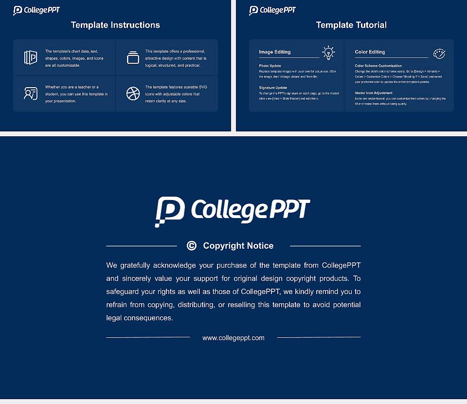Albertus Magnus College Course/Courseware Creation PPT Template16:9 ratio PPT effect preview image5