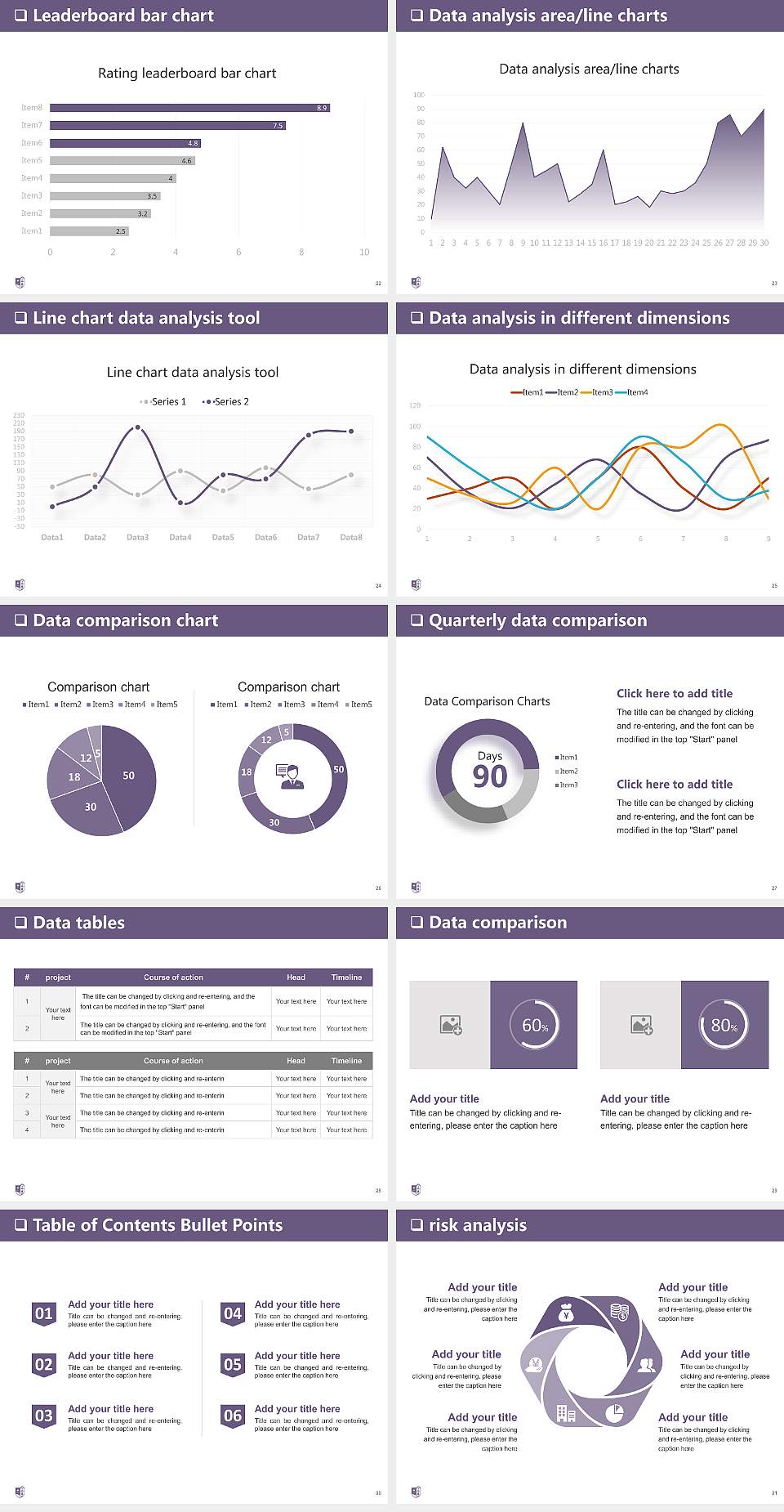 Alfred University General Purpose PPT Template4:3 ratio PPT effect preview image4