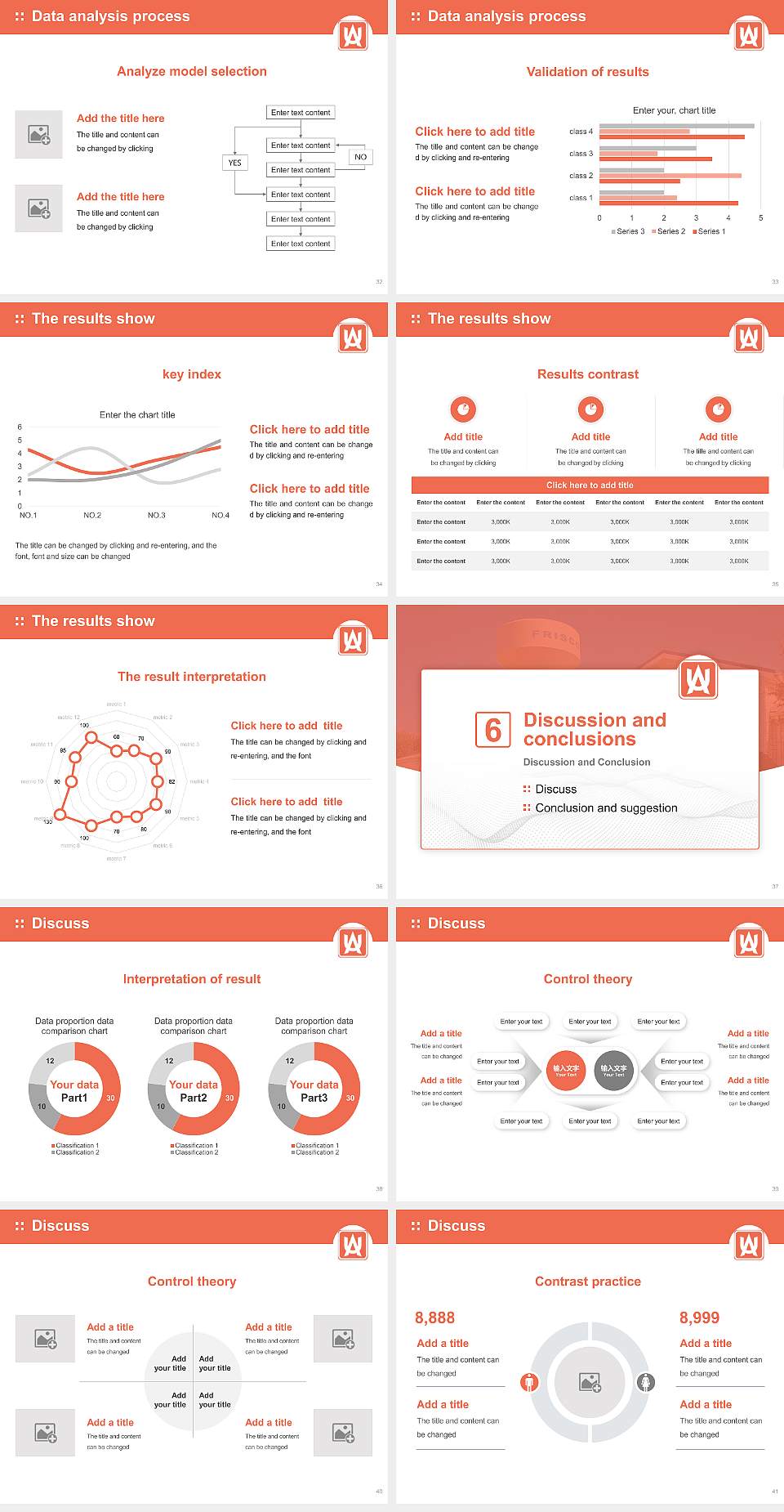 Amberton University Graduation Thesis Defense PPT Template4:3 ratio PPT effect preview image5