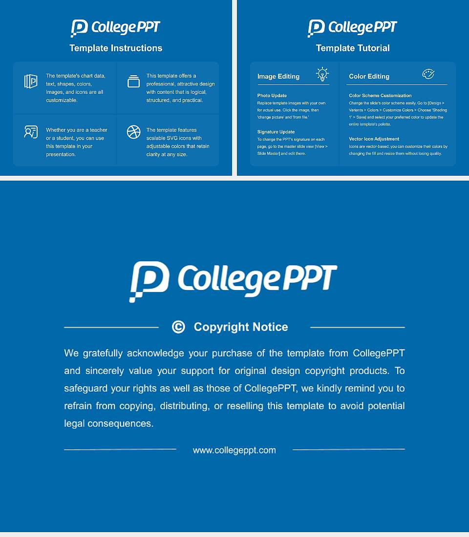 American Public University System Course/Courseware Creation PPT Template4:3 ratio PPT effect preview image5