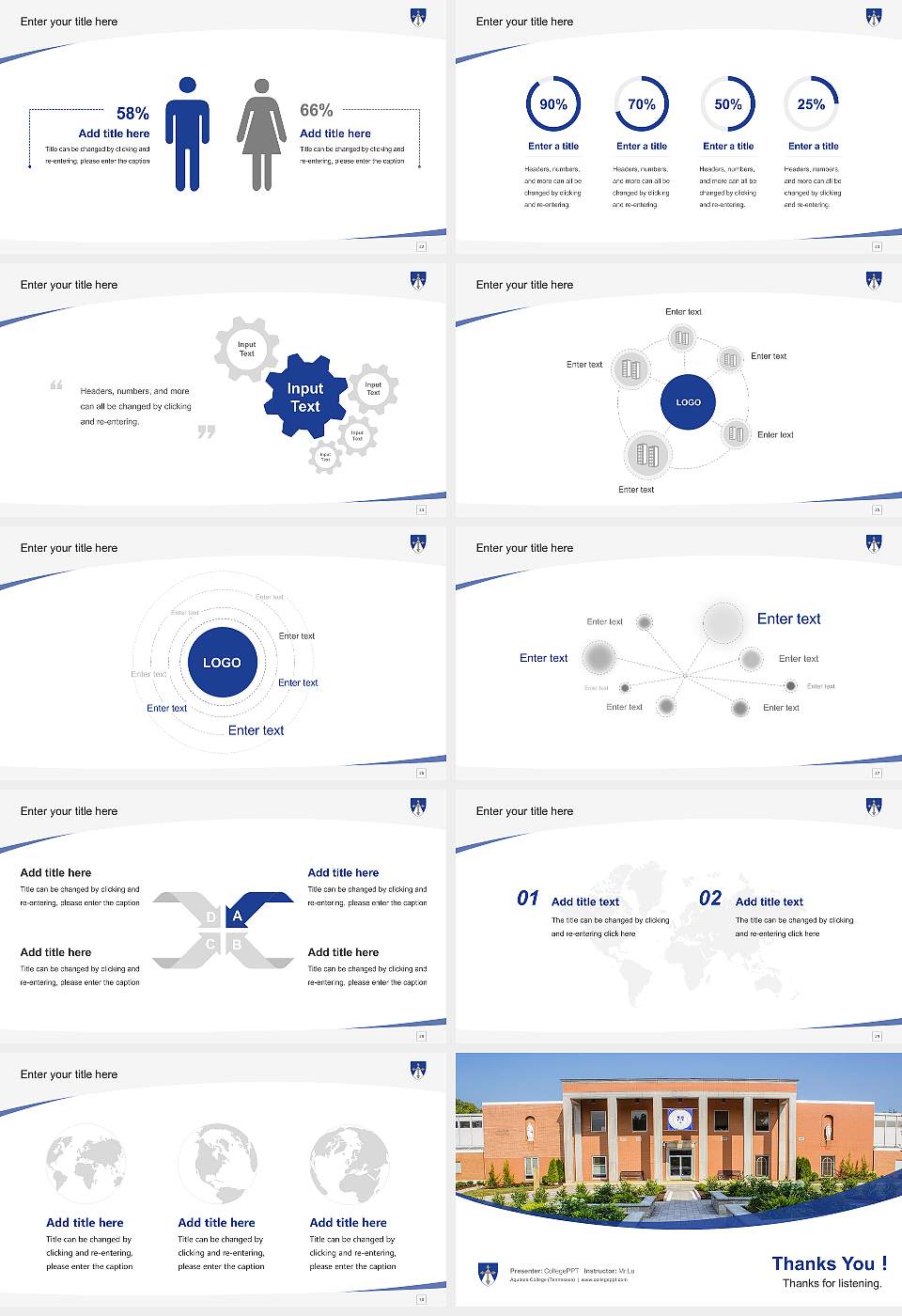 Aquinas College (Tennessee) Course/Courseware Creation PPT Template16:9 ratio PPT effect preview image4