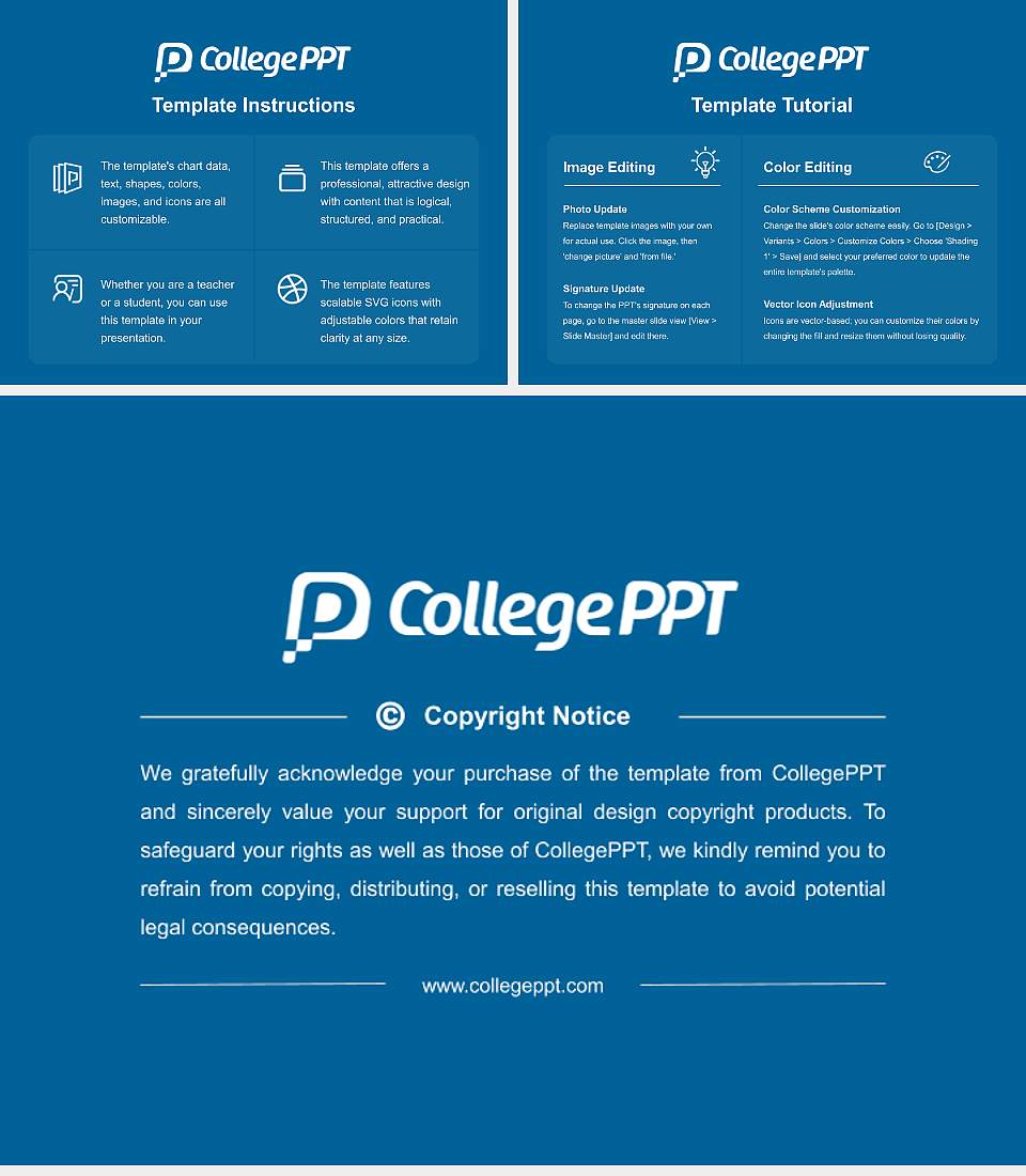 Adventhealth University Course/Courseware Creation PPT Template4:3 ratio PPT effect preview image5