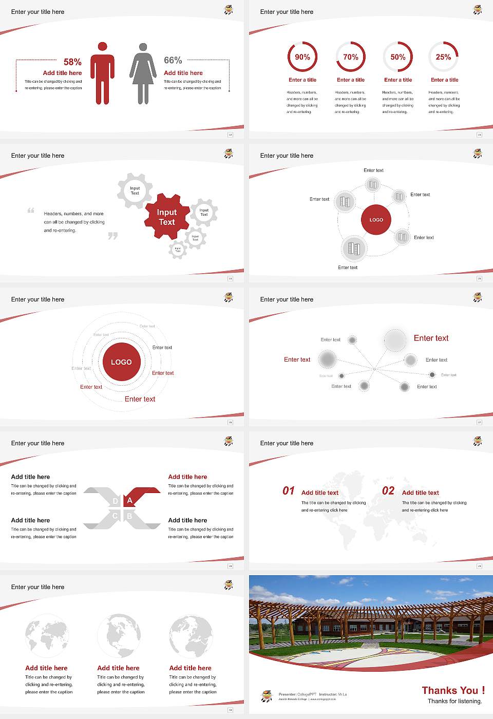 Aaniiih Nakoda College Course/Courseware Creation PPT Template16:9 ratio PPT effect preview image4