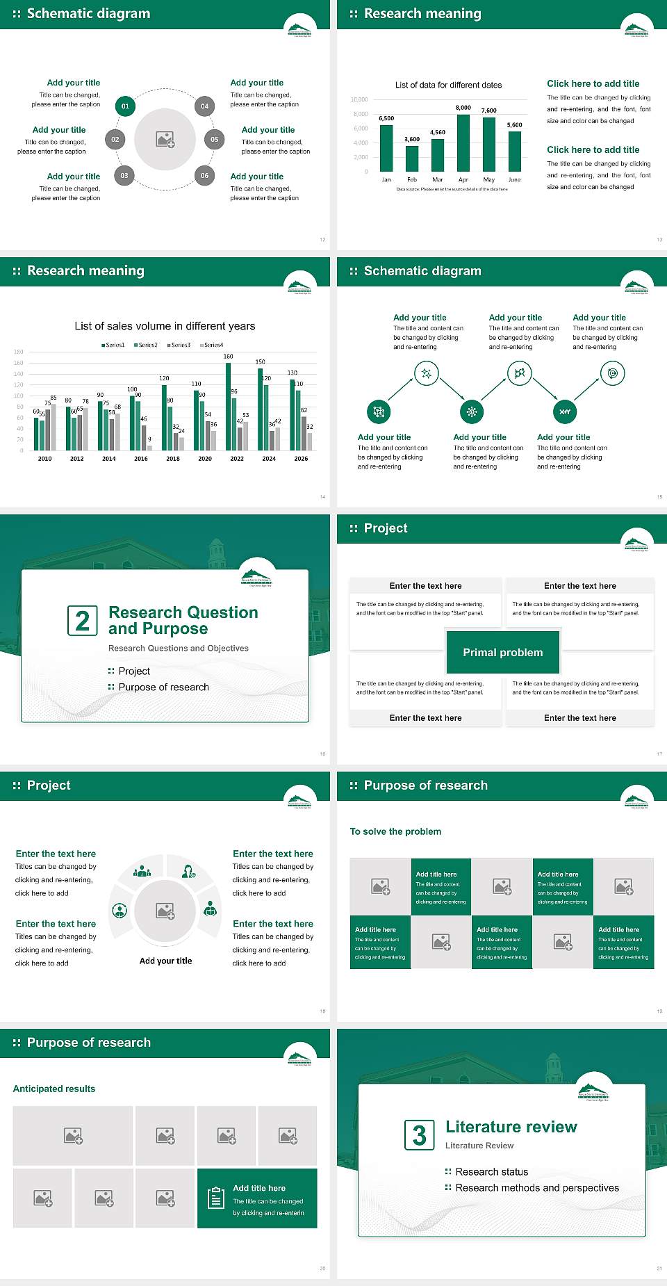Adams State University Graduation Thesis Defense PPT Template4:3 ratio PPT effect preview image3