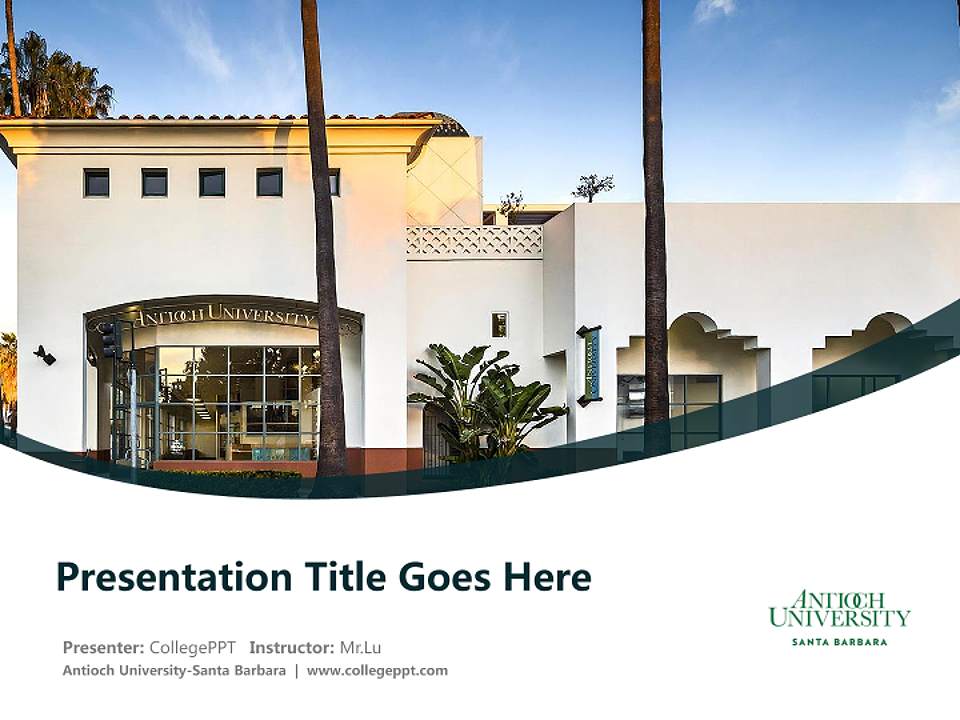 Antioch University-Santa Barbara Course/Courseware Creation PPT Template4:3 ratio PPT effect preview image5