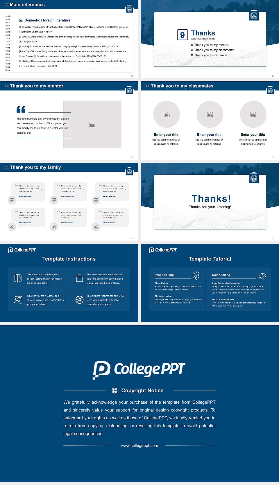 Appalachian Bible College Graduation Thesis Defense PPT Template16:9 ratio PPT effect preview image7