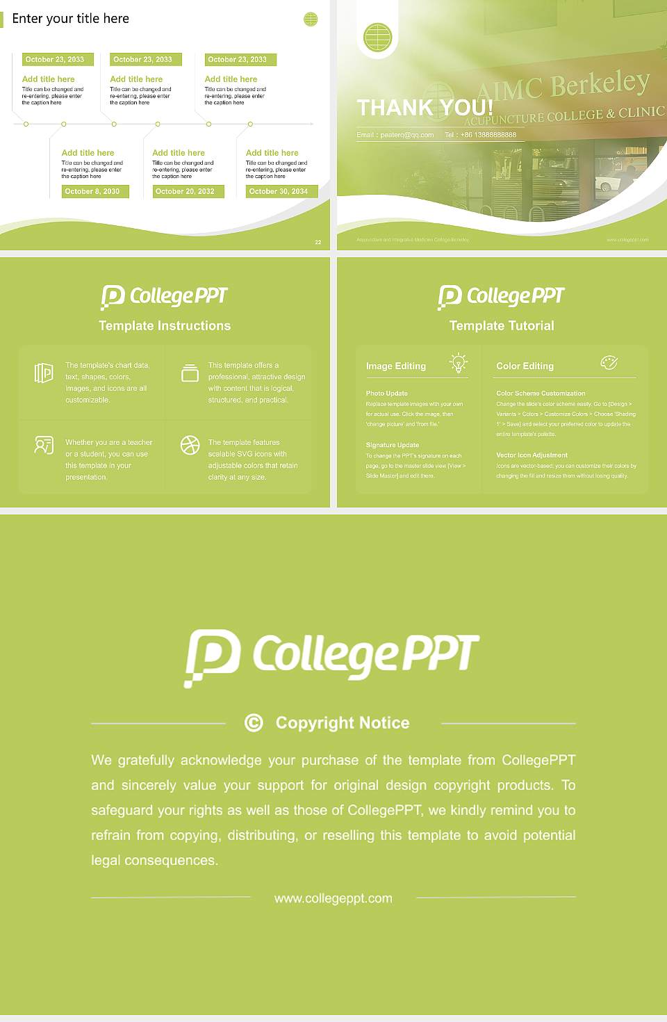 Acupuncture and Integrative Medicine College-Berkeley Lecture Sharing and Networking Event PPT Template4:3 ratio PPT effect preview image4