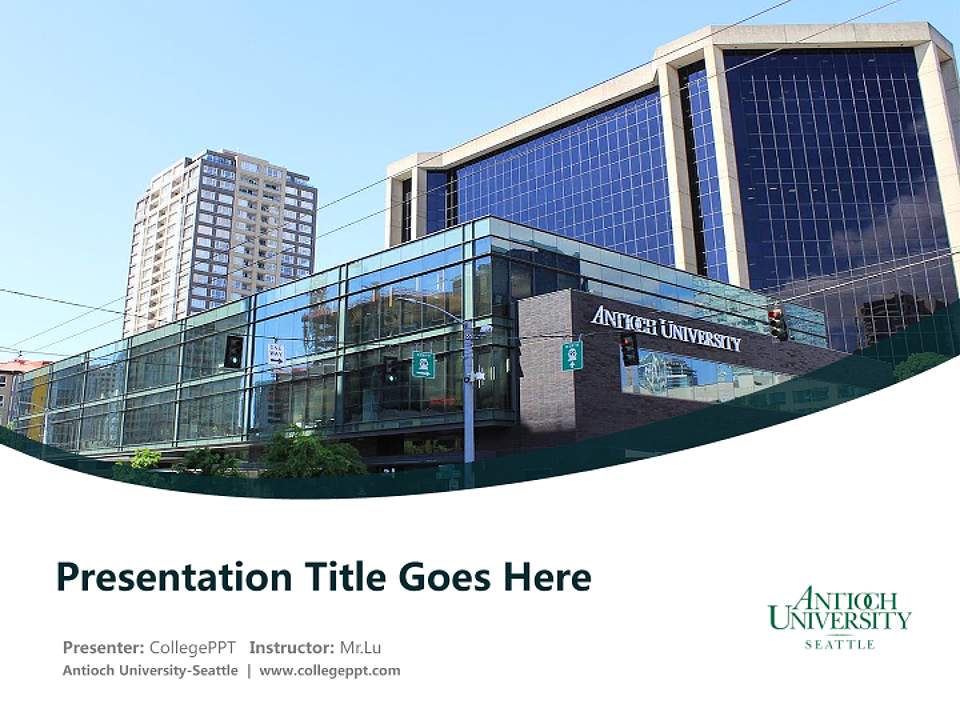 Antioch University-Seattle Course/Courseware Creation PPT Template4:3 ratio PPT effect preview image5