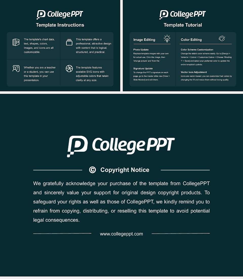 Antioch University-Seattle Course/Courseware Creation PPT Template4:3 ratio PPT effect preview image5
