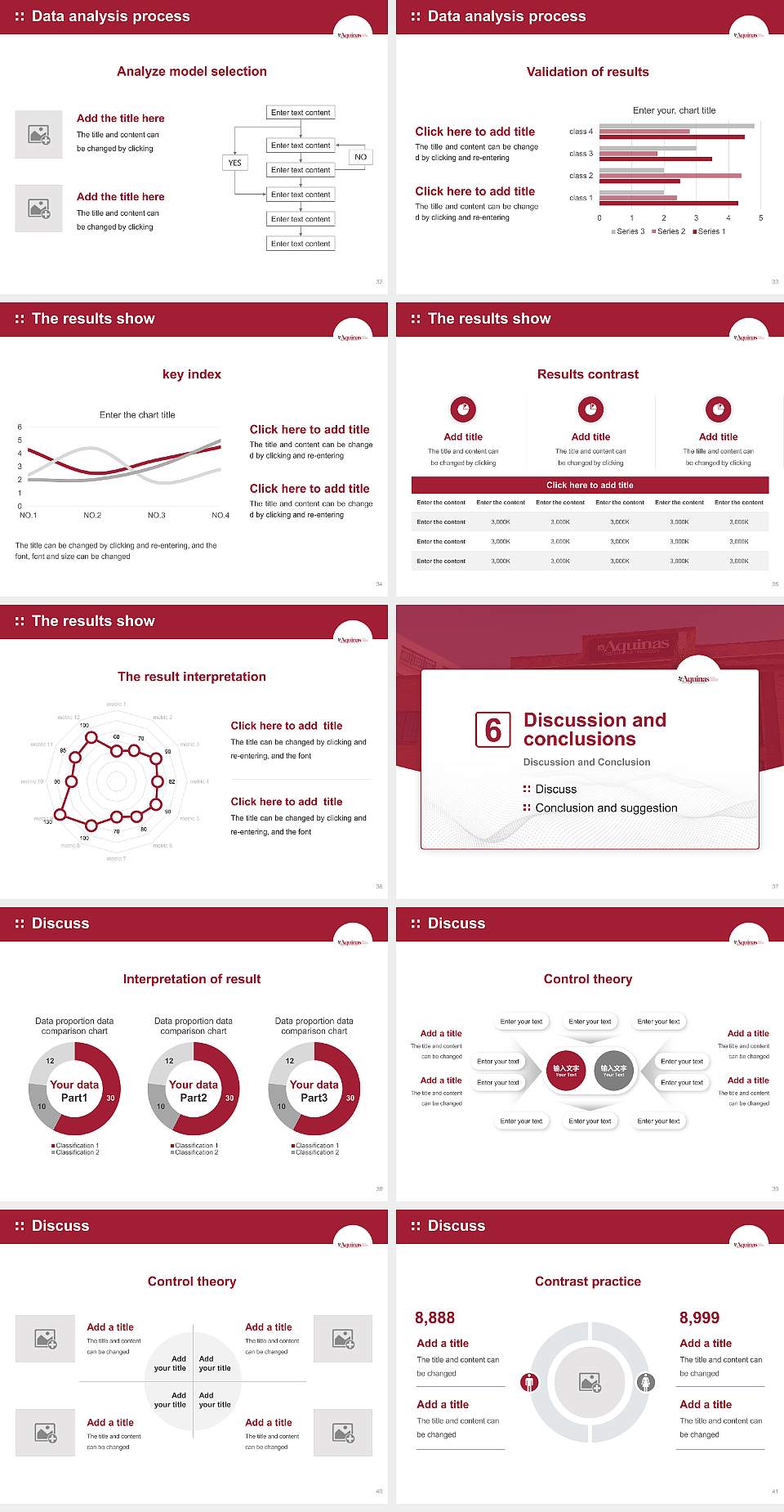 Aquinas Institute of Theology Graduation Thesis Defense PPT Template4:3 ratio PPT effect preview image5