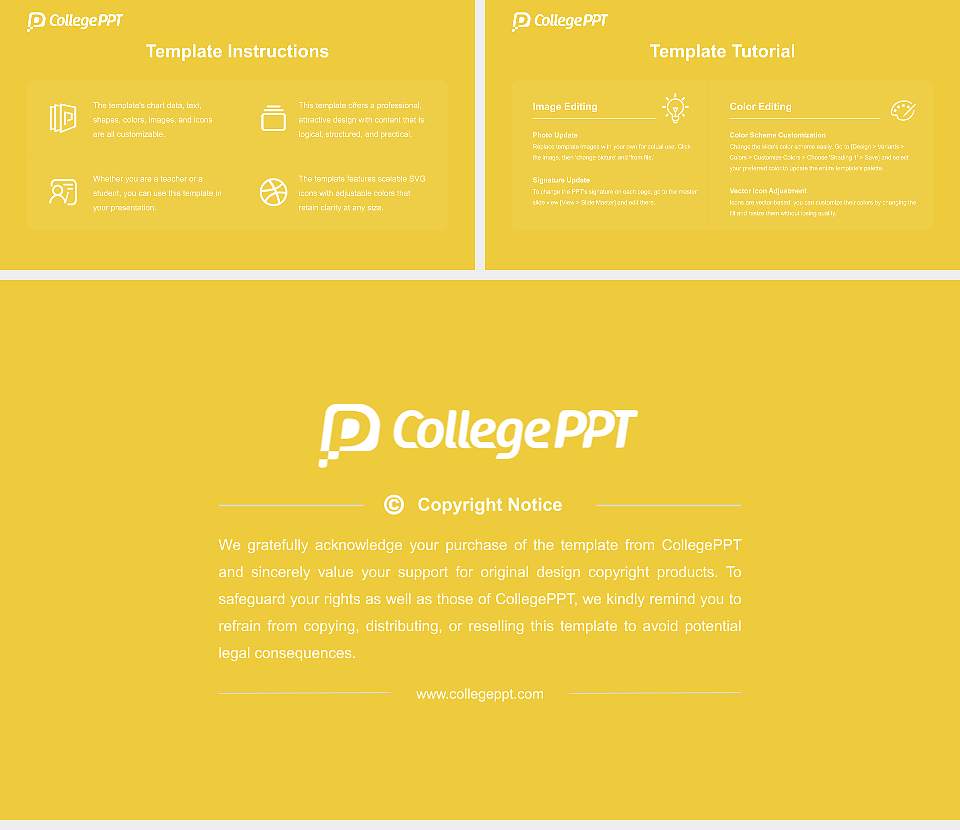 Appalachian State University Course/Courseware Creation PPT Template16:9 ratio PPT effect preview image5
