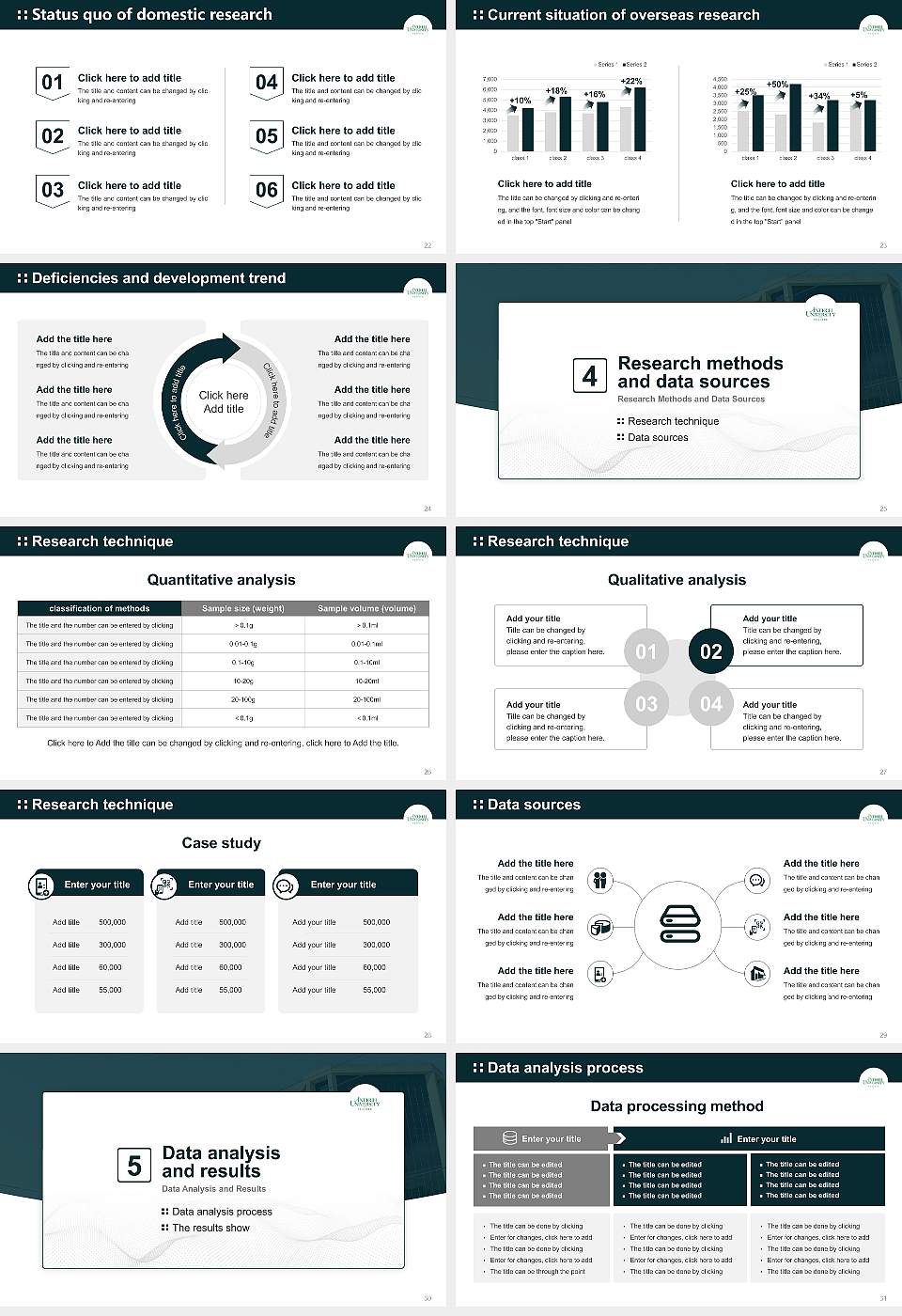 Antioch University-Seattle Graduation Thesis Defense PPT Template16:9 ratio PPT effect preview image4