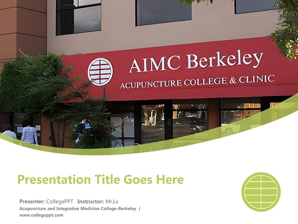 Acupuncture and Integrative Medicine College-Berkeley Course/Courseware Creation PPT Template4:3 ratio PPT effect preview image5