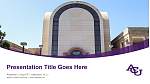 Abilene Christian University수업PPT 템플릿