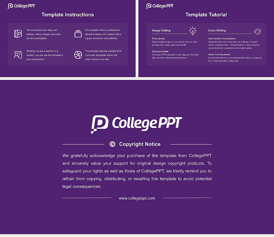 Abilene Christian University Course/Courseware Creation PPT Template16:9 ratio PPT effect preview image5
