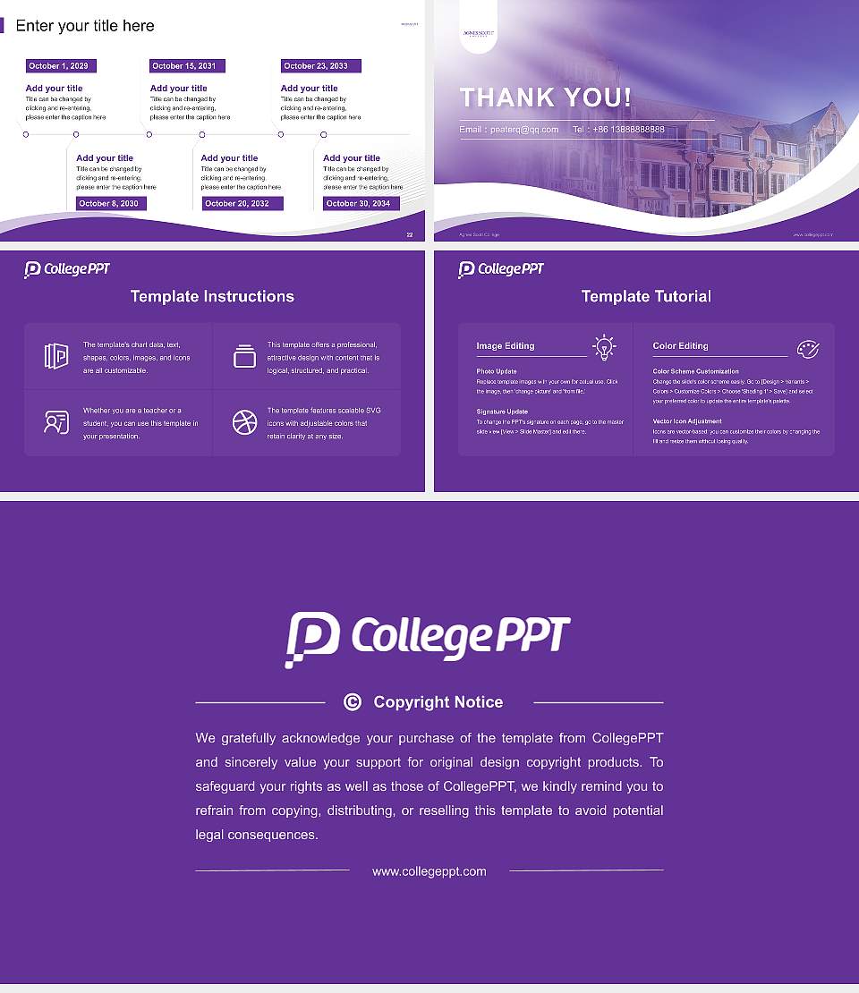 Agnes Scott College Lecture Sharing and Networking Event PPT Template16:9 ratio PPT effect preview image4