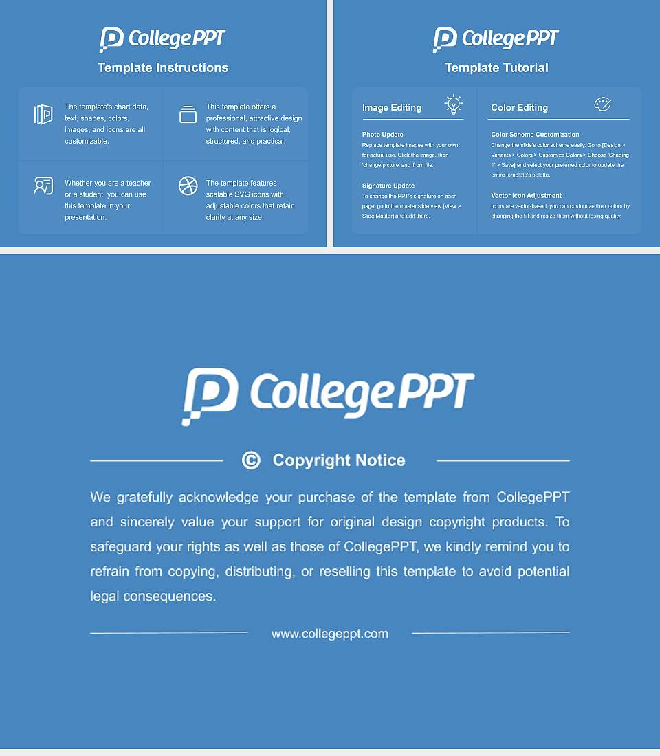 A T Still University of Health Sciences Course/Courseware Creation PPT Template4:3 ratio PPT effect preview image5